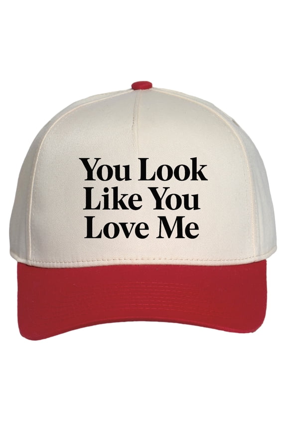 Womens You Look Like You Love Me Hat - Adjustable Snapback Baseball Cap, Red