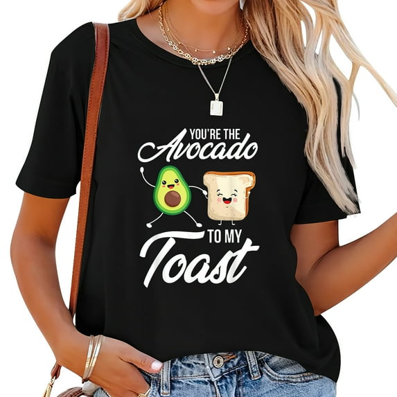 Womens Youre The Avocado To My Toast Avocado Costume T-Shirt Black 2XL