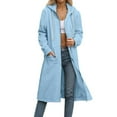 thumbnail image 1 of Womens Zip Up Hoodies Cropped Hoodie Festival Streetwear Men's Casual Long Sleeve Zip Up Hoodie Jacket Loose Fit Streetwear Outerwear For Work Home Party Club Date Comfortable Warm Lined Coat, 1 of 5