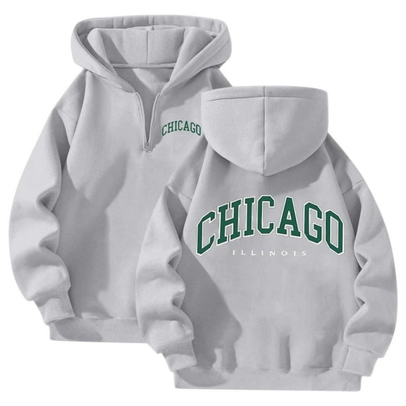 Womens Zip Up Hoodies Jacket Hoodie Streetwear Women's Casual Zip Up Hoodie With Bow Print Pullover Sweatshirt For Daily Wear Spring Fall Winter Basic Outerwear