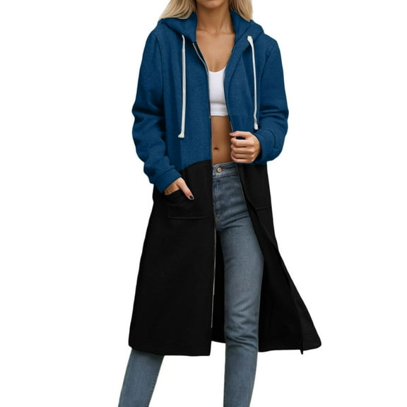 Womens Zip Up Hoodies Neck Jacket Hoodie Festival Look Women's Long Sleeve Zip Up Hoodie Lined Winter Warm Oversized Pullover Casual Loungewear Cozy Soft Outerwear Jacket