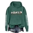 thumbnail image 1 of Womens Zip Up Hoodie Lightweight Trendy Oversized Sweatshirt with Pocket for Office Daily, 1 of 6