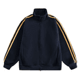 thumbnail image 1 of Womens Zip Up Hoodie Oversized Fashionable Striped Sweatshirt Vintage Men Women Y2K Jacket, 1 of 6