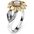 thumbnail image 1 of Womens Zircon Jewelry Rings Vintage Ladies Ring, 1 of 5