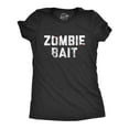 thumbnail image 1 of Womens Zombie Bait T Shirt Funny Undead Gas Mask Apocalypse Graphic Novelty Tee Womens Graphic Tees, 1 of 7