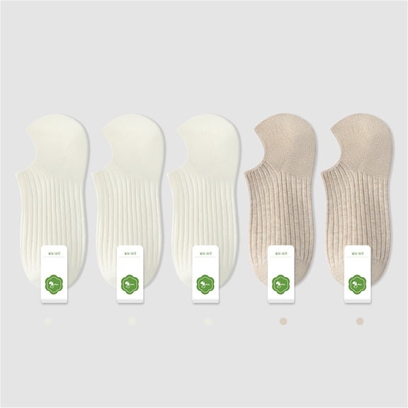 Womens ankle socks , Ankle socks , Low cut socks women , Invisible Socks For Women , Size Uniform size , 5 Pairs