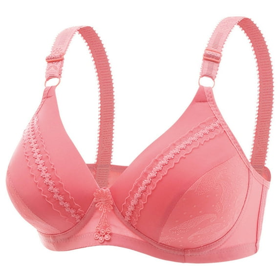 cfhntfmh Womens V Neck Bras Seamless Full Coverage Bralettes No Show Comfort Push up Wireless Bralettes for Ladies