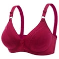 thumbnail image 1 of cfhntfmh Womens V Neck Bras Seamless Full Coverage Bralettes No Show Comfort Push up Wireless Bralettes for Ladies, 1 of 2
