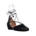 thumbnail image 1 of Womens gentle souls Nerissa Lace Up Flats, Black, 8 US / 39 EU, 1 of 5