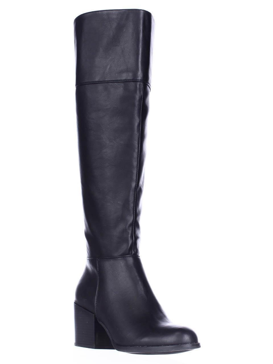 Madden girl black knee high boots discount