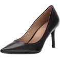 thumbnail image 1 of Womens naturalizer Anna Pointed Toe Classic Pumps, Black Leather, 11 W US, 1 of 8
