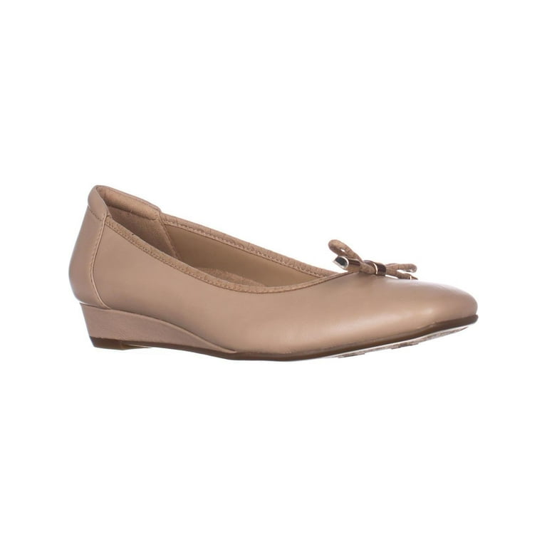 Womens naturalizer Dove Wedge Ballet Flats Taupe Snake Walmart