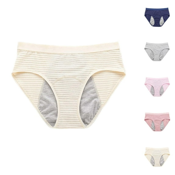 Womens period panties – Seamless leak proof underwear for women, breathable high waist panties for plus size, postpartum, or overnight confidence and comfort