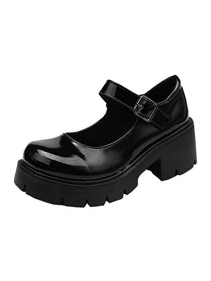 専用GRAPE Black Mary Jane Platform shoes Perfect Mary Jane Platform 85 – Sarah Flint