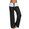 thumbnail image 1 of Womens plus $15 & under! Yoga Pants for Women Plus Size Fashion Patchwork Yoga Quick-drying Sports Pants Outdoor Casual Wide-leg Pants, 1 of 4