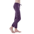 thumbnail image 1 of Womens plus $15 & under! Yoga Pants for Women Plus Size Fashion Workout Out Leggings Stretch Waist Button Pocket Yoga Gym Cropped Trousers, 1 of 9