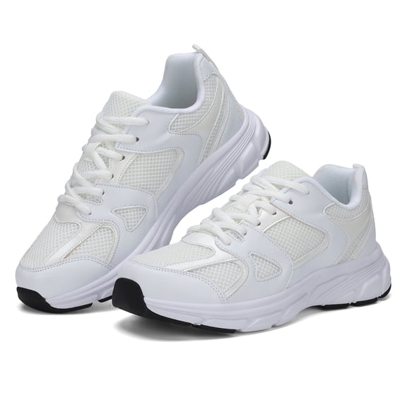 Womens’s Mesh Breathable Casual Sneakers, Color-Block Cushioned & Non-Slip Shoes (Machine washable)