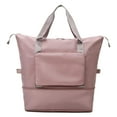 thumbnail image 1 of Womens travel bags, weekender carry on for women, sports Gym Bag, workout duffel bag-powder, 1 of 6