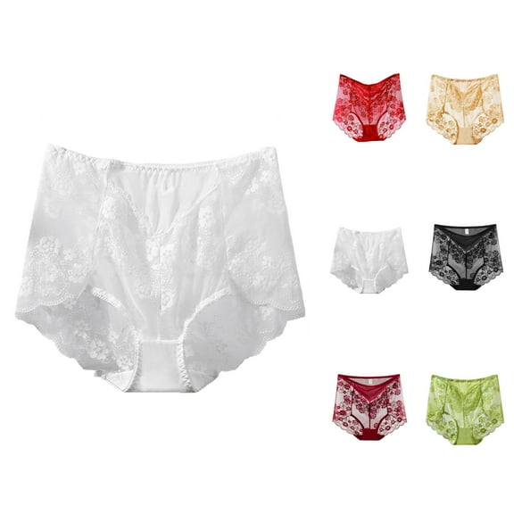 Womens underwear cotton panties – High waisted seamless triangle panties for women, breathable underwear for women with cotton lining, ideal for daily or postpartum use