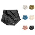thumbnail image 1 of Womens underwear period panties – High waist cotton menstrual panties for women, antibacterial breathable lining for comfort during period or postpartum recovery, 1 of 3