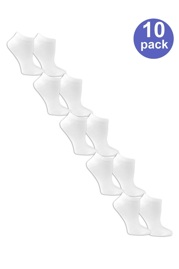 Womens value pack no show socks - 10 pairs