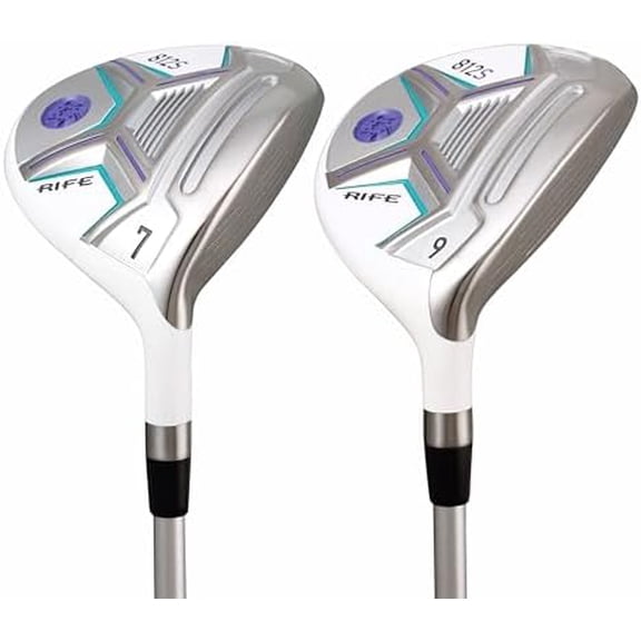 WomensGolf 812s New Offset #7 + #9 Lady Fairway Metal Wood RH Clubs Set Right Handed Premium Ultra Forgiving Ladies Flex Graphite Shaft with Tour Velvet Grip + Headcovers$$Sport & Recreation Other