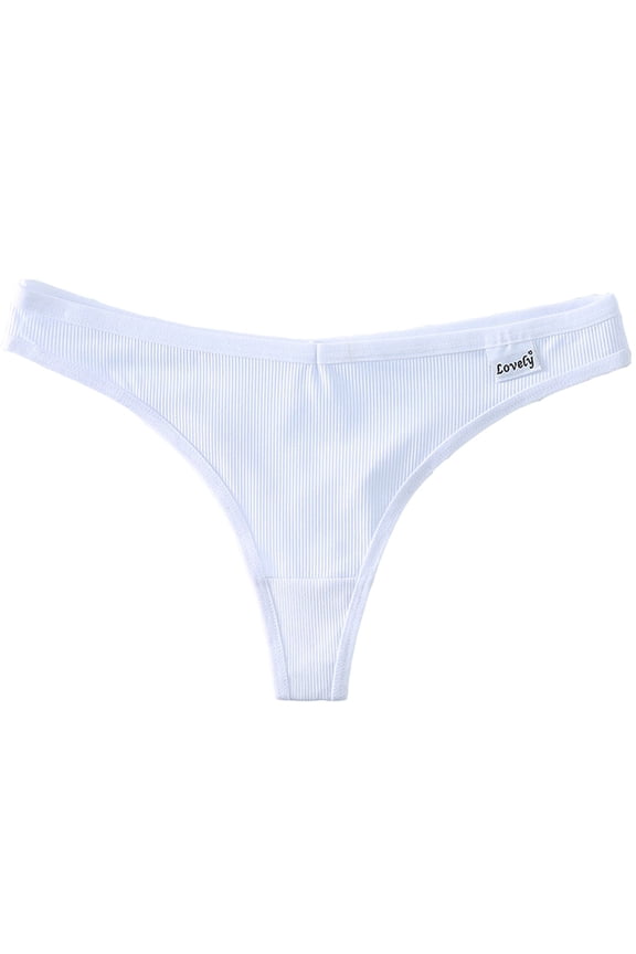 WomensIce Silk Low Waist Through Waist Bikini Brief Underwear Thong