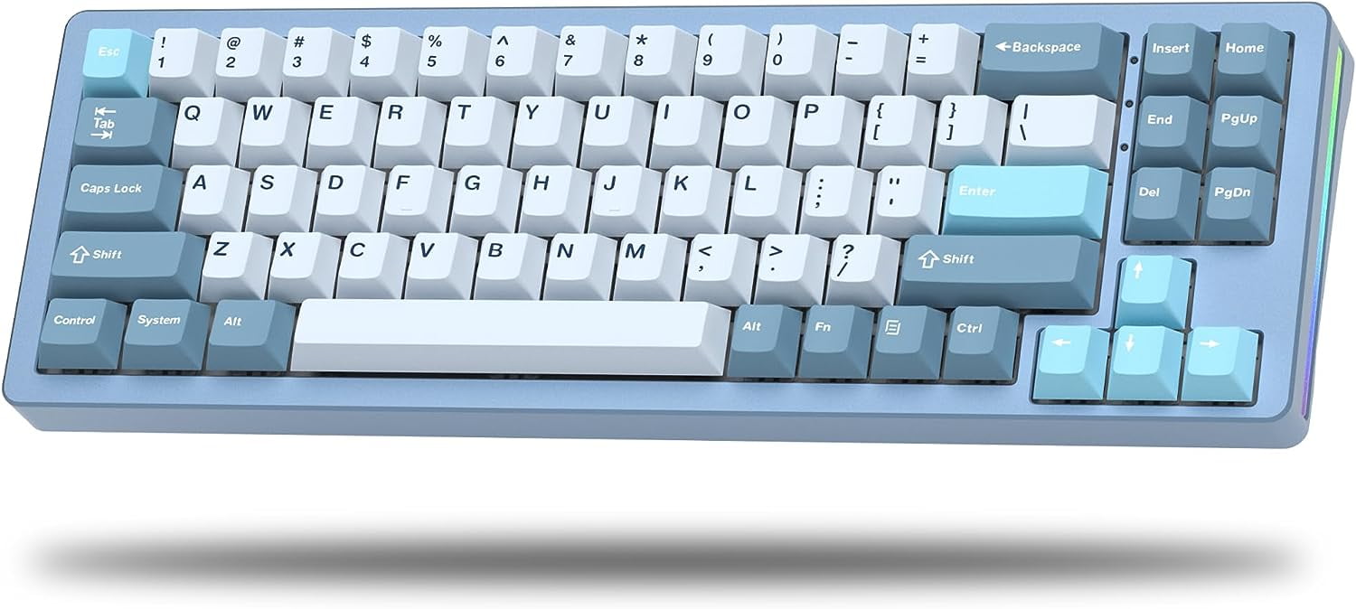 定期入れの Keyboard Mechanical Wireless S-K71 Womier w/Bluetooth RGB & キーボード