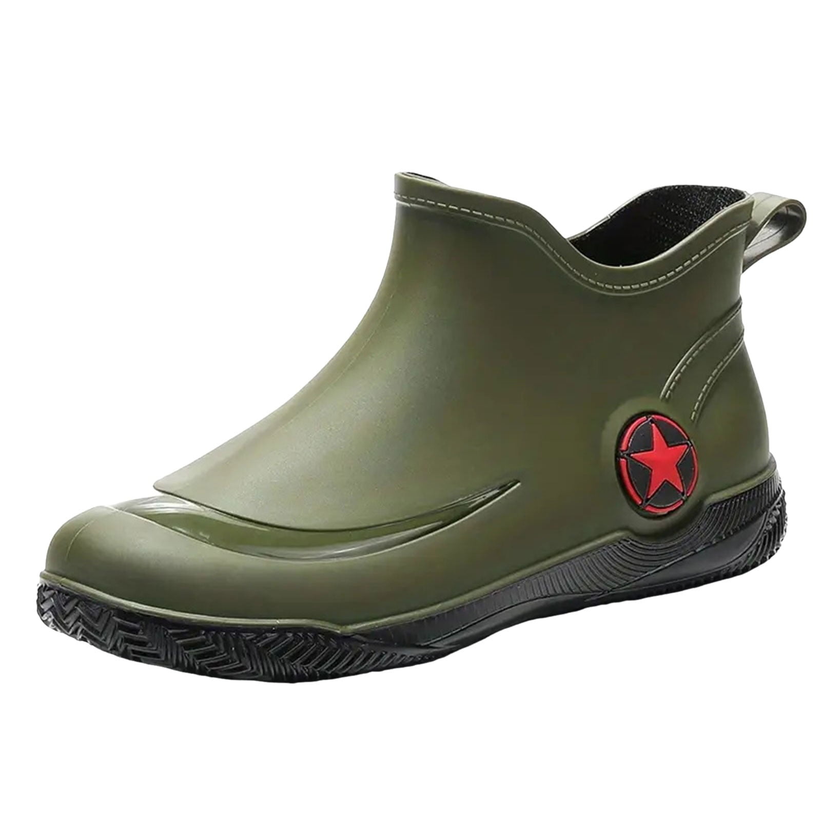 Womnes Mens Unisex Waterproof Garden Shoes Rubber Ankle Rain 