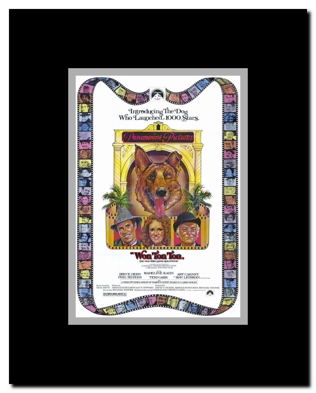 Won Ton Ton Dog Who Saved Hollywood Framed Movie Poster