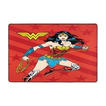 Won-der Women Area Rug Cartoon Carpet for Bedroom Livingroom Children Room Home Decor Floor Art Decor Polyester Carpet