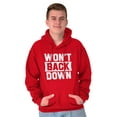 thumbnail image 1 of Won't Back Down Athletic Workout Hoodie Sweatshirt Women Men Brisco Brands M, 1 of 6