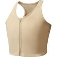 thumbnail image 1 of Wonababi Chest Binder Athletic Shirts & Tops, Zipper Closure, Bamboo Fabric, Unisex, 1 of 7