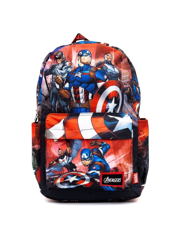 Avengers Captain America 17" Full Size Nylon Backpack