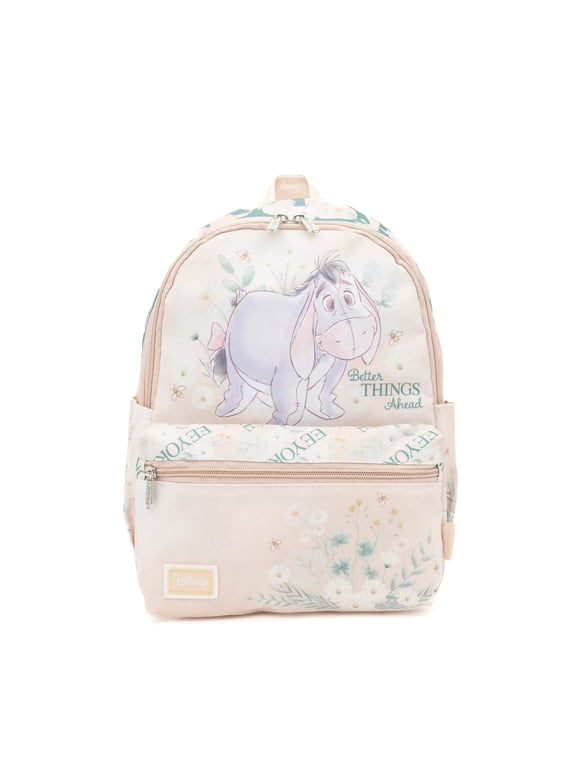 Disney Eeyore Kids Day Pack Floral Nylon Backpack