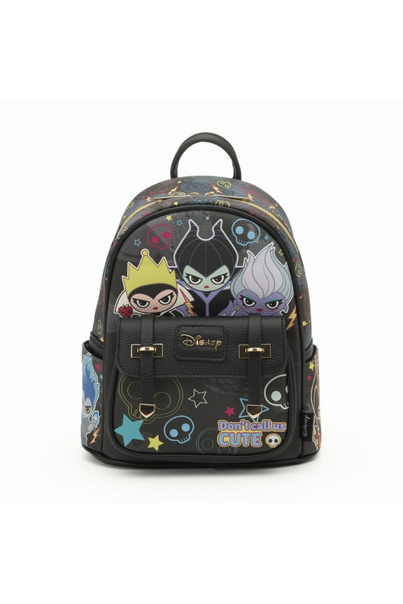 WondaPop Disney Villain Babies 11" Vegan Leather Fashion Mini Backpack