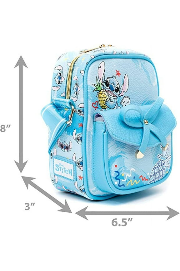 Wondapop Disney Lilo and Stitch Luxe 8" Crossbody Bag
