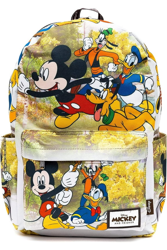 Wondapop Disney Mickey Mouse and Friends 17" Full Size Nylon Backpack