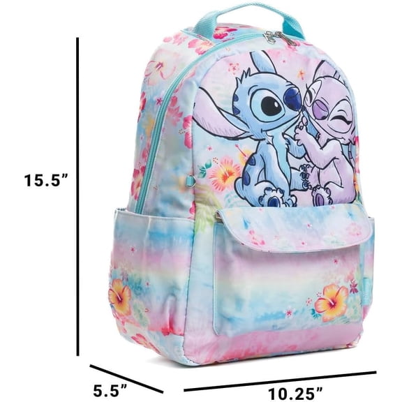WondaPop Disney Stitch and Angel Nylon School Backpack