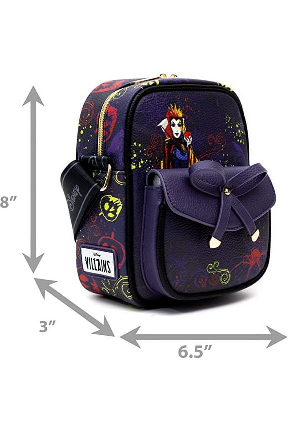 Wondapop Disney Villains Evil Queen Luxe 8" Crossbody Bag
