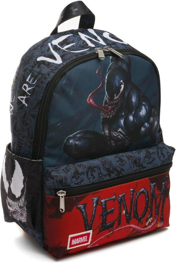 Wondapop Marvel Venom We are Venom 13" Deluxe Nylon Daypack Backpack, Kid, Fun