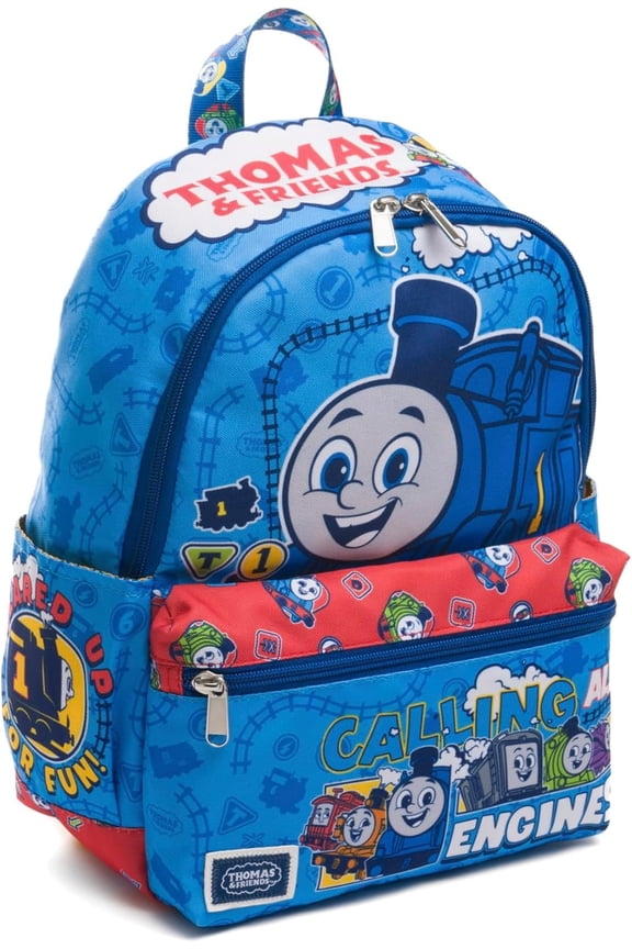 Thomas and Friends Calling All Engines 13" Deluxe Nylon Daypack Backpack