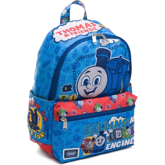 Ruz Thomas and Friends Calling All Engines 13" Deluxe Nylon Daypack Backpack