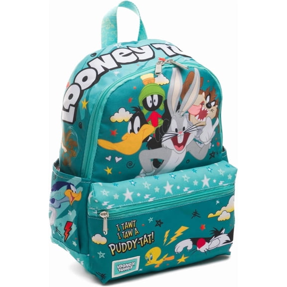 Wondapop Warner Brothers Looney Tunes 13" Deluxe Nylon Daypack Backpack, Kid, Fun