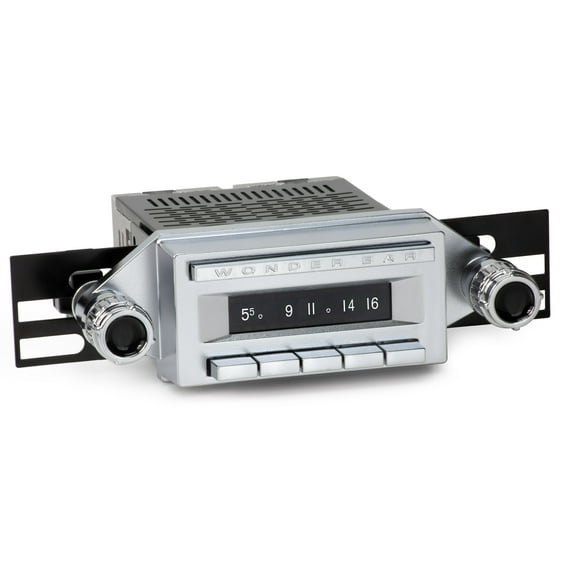 Wonder Bar 3 Radio Motor 4 with Black Dot Knobs Kit 51-74 and Vintage Overlay