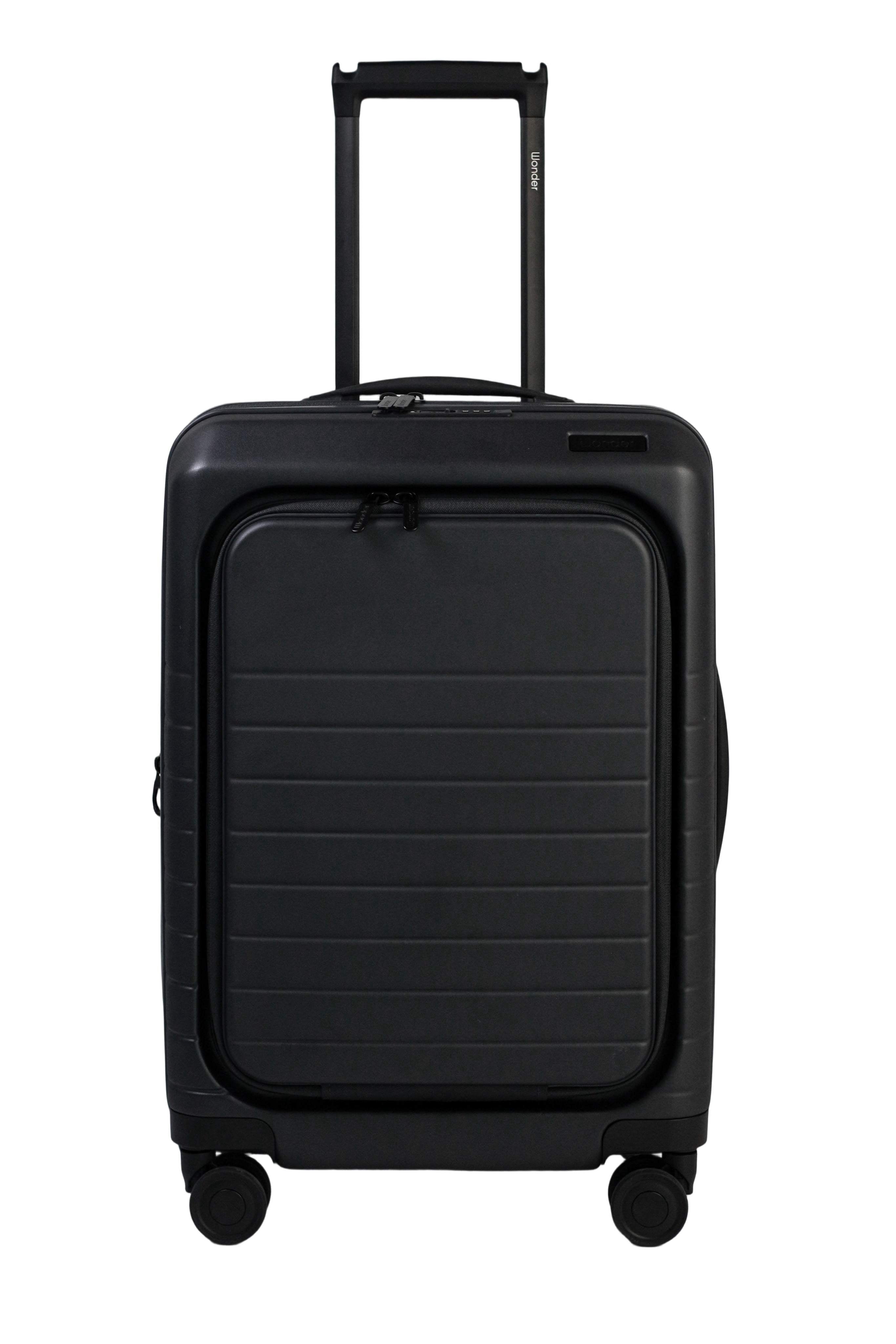 Wonder Barcelona 20" Hardside Spinner Carry-On Luggage with Front Pocket and Laptop Sleeve