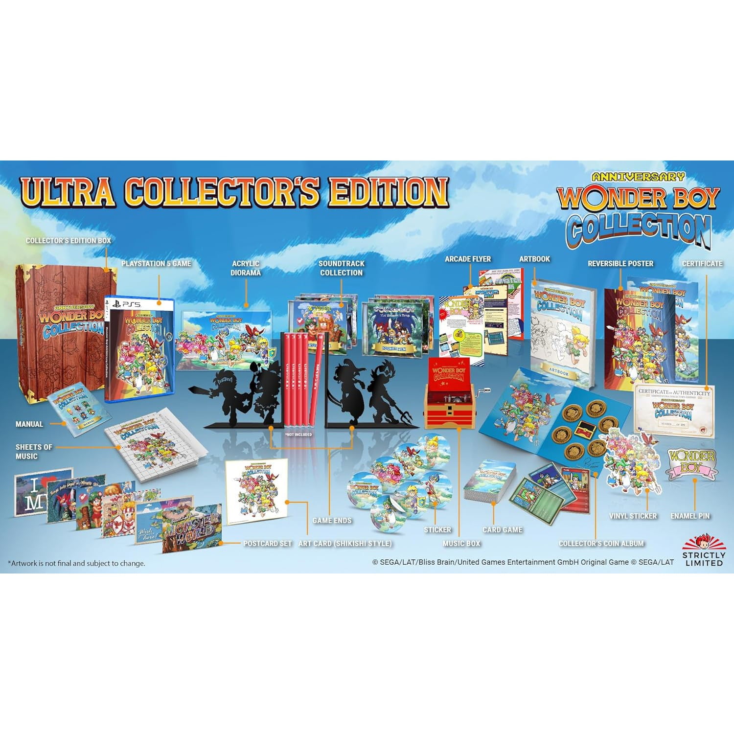 WONDER BOY ANNIVERSARY Collection Collector's Edition