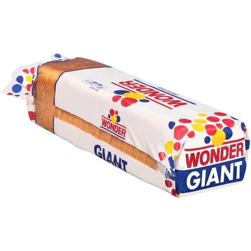 Wonder Bread Giant White Sandwich Bread, Sliced White Bread, 24 oz, Shelf-Stable(pack of 3)