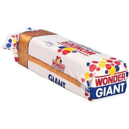 Wonder Bread Giant White Sandwich Bread, Sliced White Bread, 24 oz, Shelf-Stable(pack of 3)