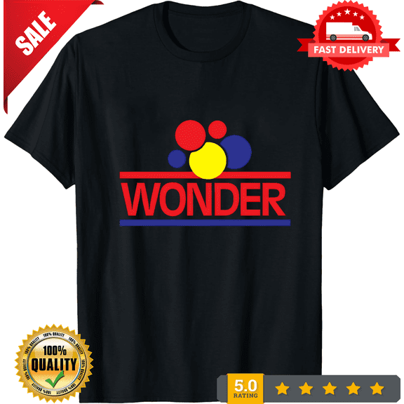 Wonder Bread Men's White T-shirt Size S-5XL, LIMITED EDITION-TH65928